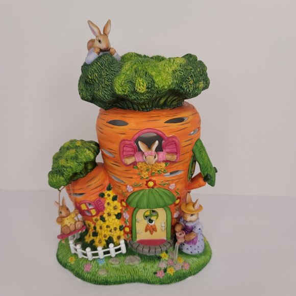 PartyLite | Holiday | Partylite Bunny Rabbit Family Carrot House ...